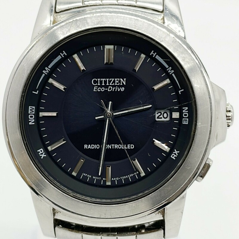 【122801】 シチズン　CITIZEN　エコドライブ　メンズ腕時計　A412-T002595　SS　ソーラー