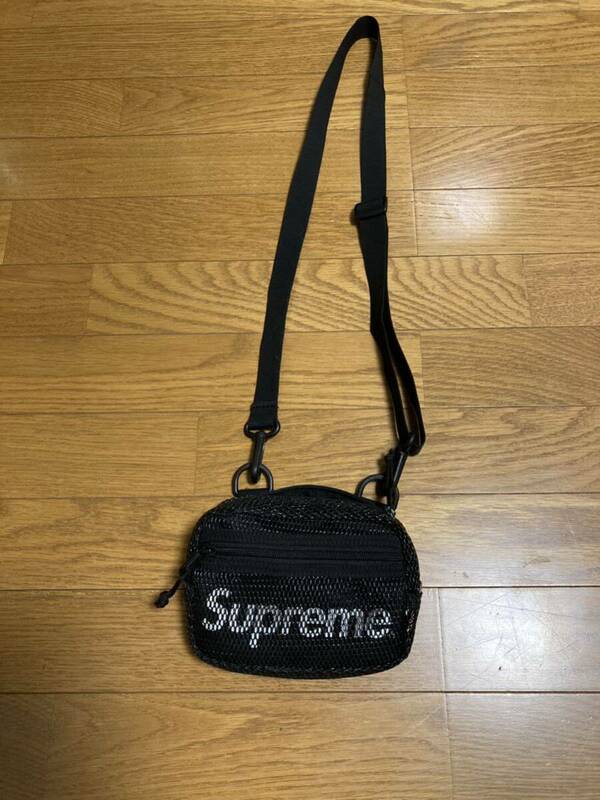 20SS Supreme シュプリーム Small Shoulder Bag スモール ショルダーバッグ メッシュ バッグ 3m logo ロゴ ブラック黒
