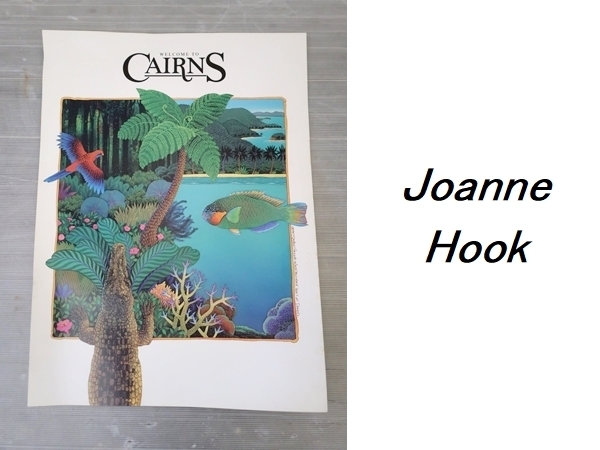 ■P044■美品■女流画家■熱帯雨林■ジョアン・フック/JOANNE HOOK/J.HOOK■オーストラリア■クインズランド■ケアンズ■welcome to Cairns
