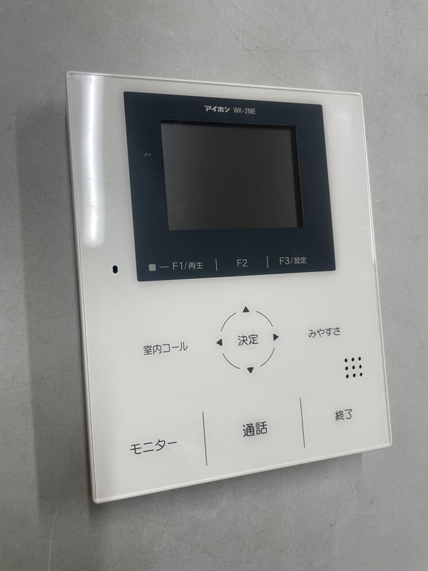 ドアホン WK-2ME-T アイホン インターホン WK-24Aの室内親機モニター【即決可能】【動作品】