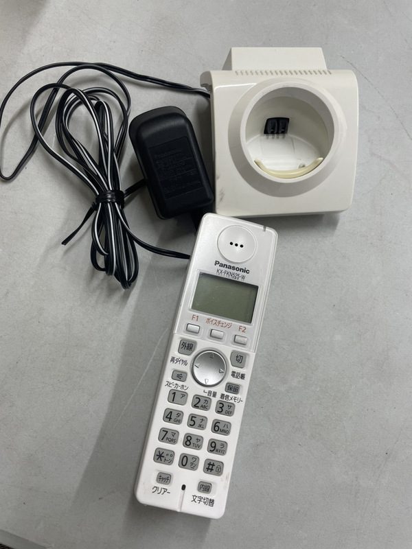 電話機 KX-FKN525-W パナソニック(Panasonic) 子機 ホワイト 【即決可能】