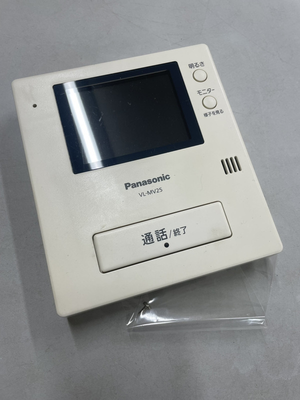 VL-MV25K ドアホン パナソニック(Panasonic) インターホン VL-SV25Kの室内親機モニター【即決可能】【動作品】