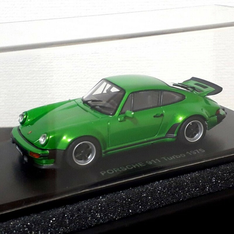 京商 KYOSHO 1/43 ポルシェ Porsche 911 Turbo 1975 Green 930ターボ KS05524G 美品 絶版