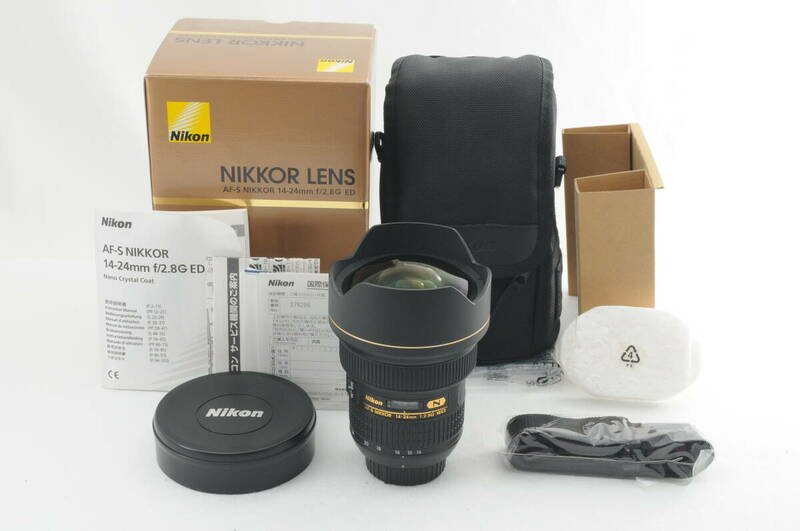 【新品級 【超美品】 Nikon ニコン AF-S NIKKOR 14-24mm f/2.8G ED フルサイズ対応 観光学共に超綺麗 動作保証 使用感少なめ！#944