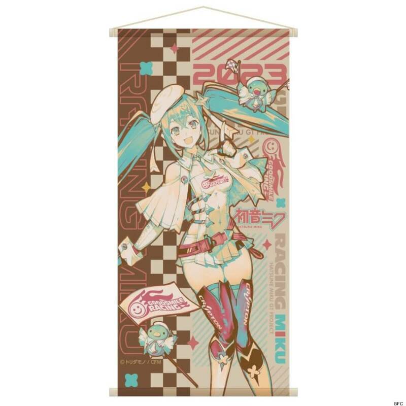 初音ミク タペストリー アンティークウォールアート おしゃれ 送料無料 かわいい 萌え グッズ レーシングミク 2023Ver