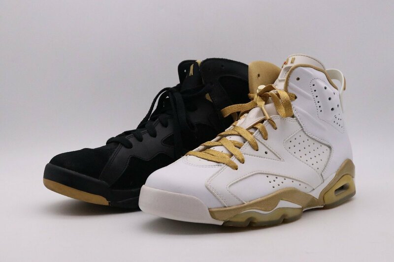 【美品】Nike Air Jordan 7 Retro Golden Moments Pack (6/7) Size 9.5 27.5cm エアジョーダン ゴールデンモーメント 観賞用