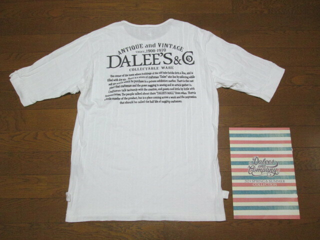 良好レア DALEE'S ダリーズ DALEES & CO ロゴ Tシャツ 限定50着 エルボースリーブ EL20T-DL 白 43 XL 9,240円 DeluxeWare デラックスウエア