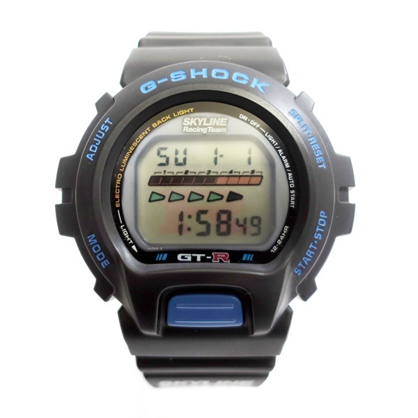 CASIO カシオ G-SHOCK DW-6600B 日産 SKYLINE GT-R 腕時計 ※ライト不具合有 中古品 used AB
