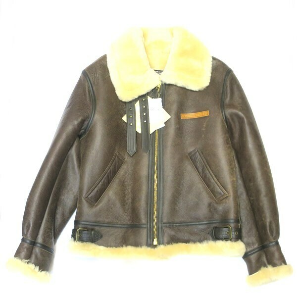 アヴィレックス　2105　B-3　33H5595　SHEEPSKIN　フライトジャケット　USA　＃38　タグ付き 未使用展示品 used S