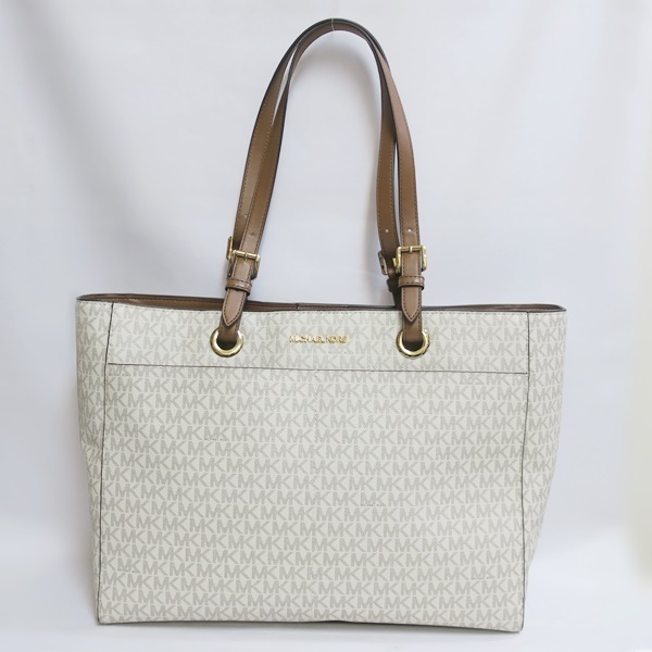 MICHAEL KORS　マイケルコース　35S1GTVT7B　PVCレザー　トートバッグ　中古品　used A