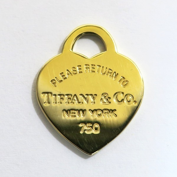 TIFFANY＆Co. 750YG リターントゥ ハートタグ ペンダントトップ 約3.6g　中古品 used AB