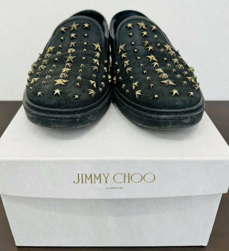 鑑定済Jimmy chooスリッポン 黒 サイズ41表記