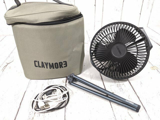 【5yt165】アウトドア キャンプ用品 FAN V600+ BK 限定 ファン 扇風機 CLAYMORE クレイモア ケース付◆V76