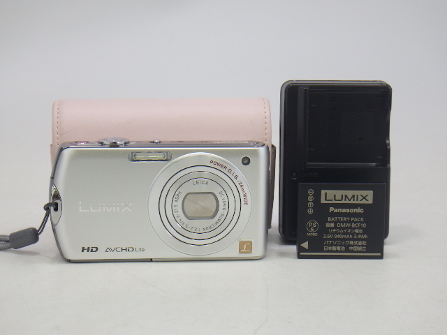 h4E088Z15 Panasonic LUMIX DMC-FX70 デジタルカメラ 動作確認済