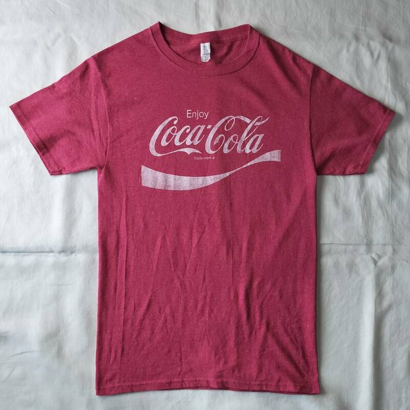 2000's Coca-Cola プリントTシャツ ヴィンテージ 霜降りレッド 表記Sサイズ USA輸入古着 良品