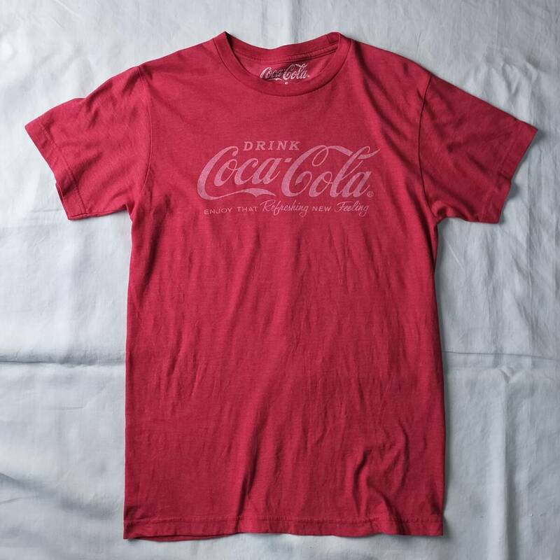 2000's~ Coca-Cola プリントTシャツ ヴィンテージ 霜降りレッド 表記Sサイズ USA輸入古着 良品
