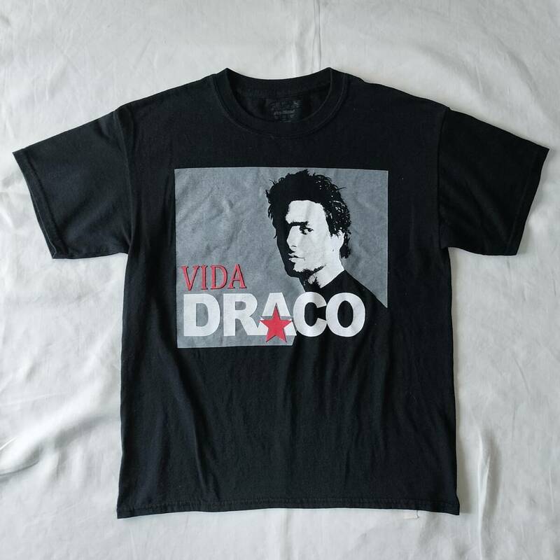 2000's~ DRACO ROSA ロックTシャツ フォトプリントTシャツ ヴィンテージ ブラック 黒 USA輸入古着 良品