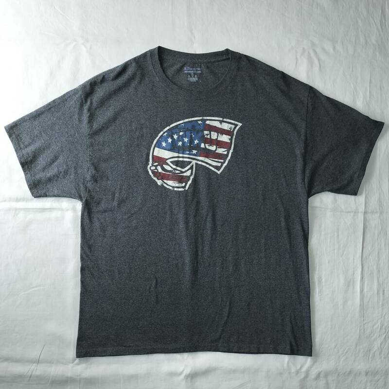 2000's Champion Tシャツ ヴィンテージ チャコールグレー 表記XLサイズ American vintage 良品