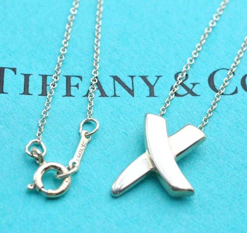 Tiffany & Co. ティファニー キス パロマピカソ ネックレス スターリングシルバー925 銀 3.0g 4481