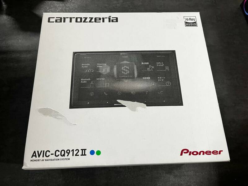 Pioneer パイオニア カーナビ AVIC-CQ912-2 9インチ サイバーナビ フルセグ DVD CD Bluetooth SD USB カロッツェリア 0629