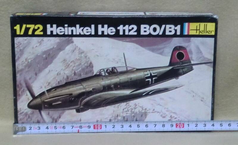 【エレール】　ドイツ軍戦闘機　ハインケル He112 B0/B1　　　1/72スケール　【未組立】　①