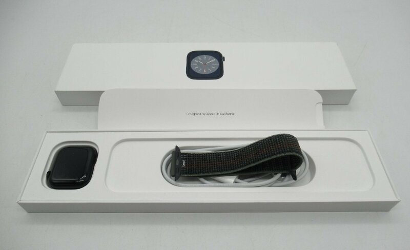 Apple Watch Series 8 A2770 GPSモデル 41mm ミッドナイト 箱付き★アクティベーションロック品★N0502126