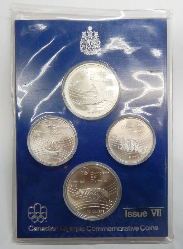 カナダ オリンピック 記念プルーフ銀貨☆ 計約145g Canadian Olympic IssueⅡ銀925■SILVER コイン 1976年 モントリオール☆E0522138