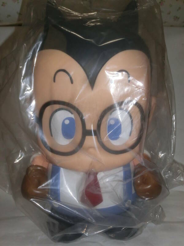 Dr.スランプアラレちゃん ドクタースランプ オボッチャマン おぼっちゃマン デカソフビ 特大ソフトビニールフィギュア 約40cm