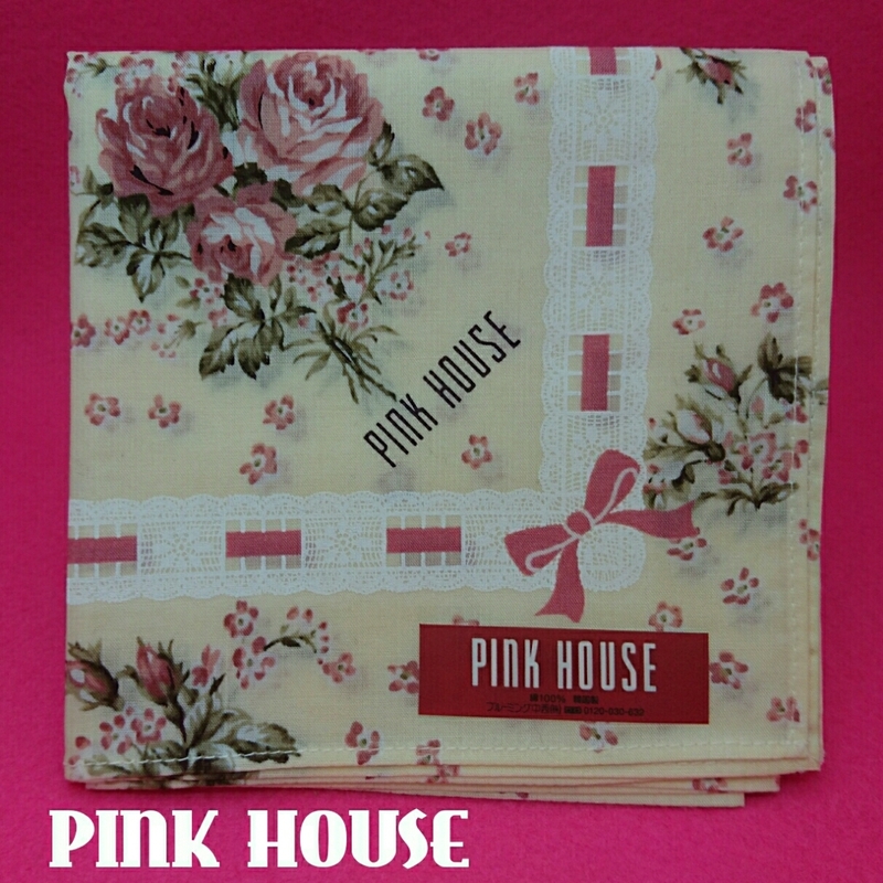 【未使用新品】 PINK HOUSE ピンクハウス ハンカチ ２８ 8300