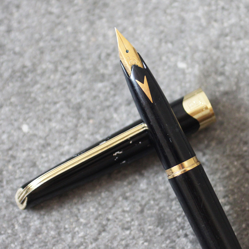 希少 レア ペン先 750 18K プラチナ万年筆 PLATINUM 万年筆 K18 ゴールド 筆記具 ペン ヴィンテージ 札幌