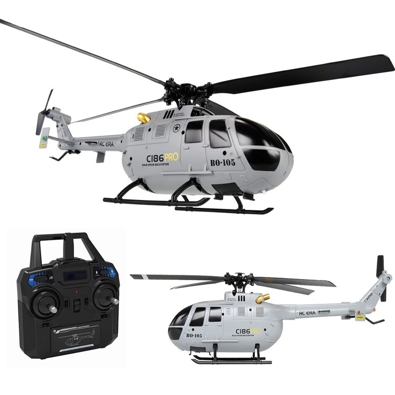 C186プロB105 2.4グラムrtf rcヘリコプター4 ppropellers 6軸電子ジャイロスコープ安定化のためリモートコントロール趣味のおもちゃ