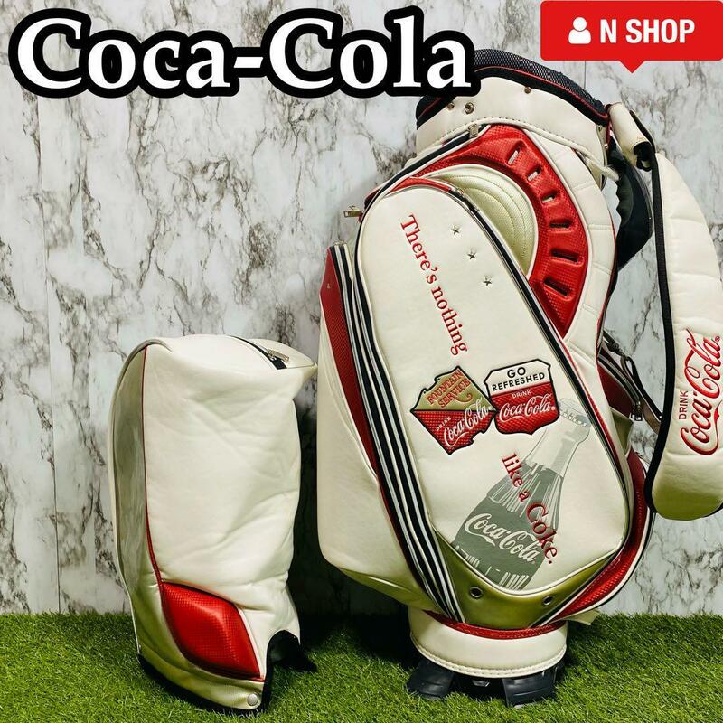 【非売品】限定モデル アスリートモデル Coca-Cola コカコーラ キャディバッグ ゴルフバッグ 9.0型
