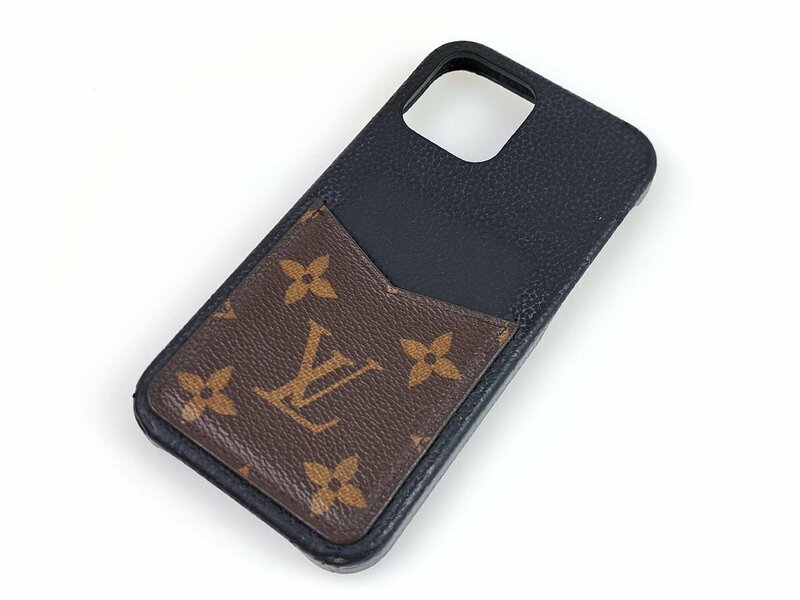 ルイヴィトン　Louis Vuitton　iPhone 12/12 Pro　モノグラム エクリプス　スマホカバー／スマホケース　ブラウン×ブラック　YZ-472