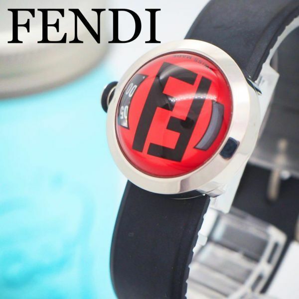 165 FENDI フェンディ　レディース腕時計 ブースラ ドーム型 ブラック