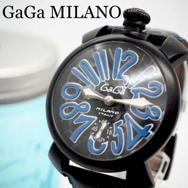 515 ガガミラノ メンズ腕時計 手巻き スモールセコンド マヌアーレ48