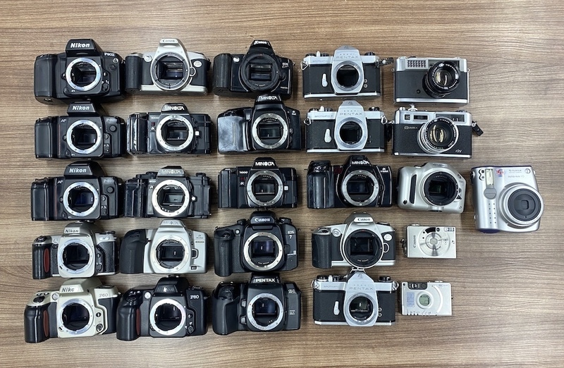 [同梱不可]【26点】Nikon Canon PENTAX他 一眼レフ コンパクト ジャンク品 部品取り用 まとめ売り