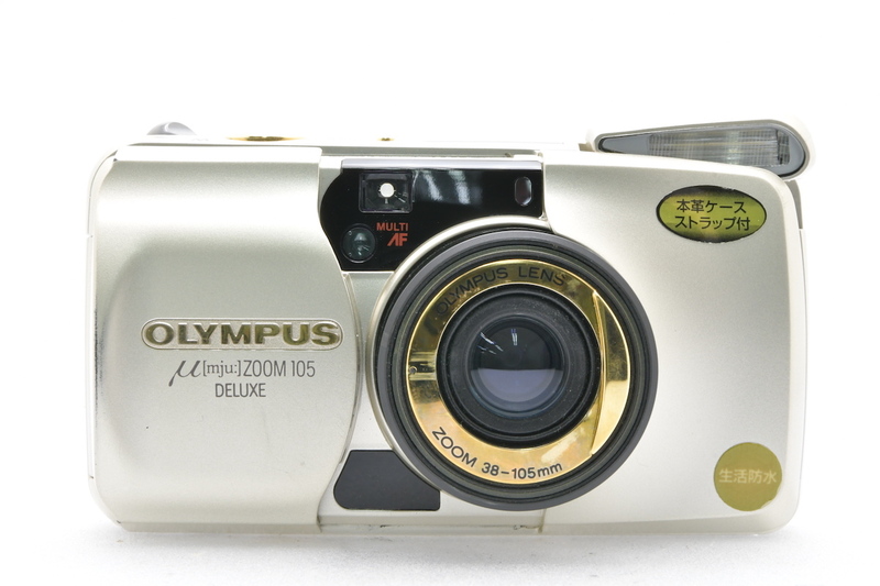 OLYMPUS μ ZOOM 105 DELUXE / 38-105mm オリンパス AFコンパクトフィルムカメラ 革ケース