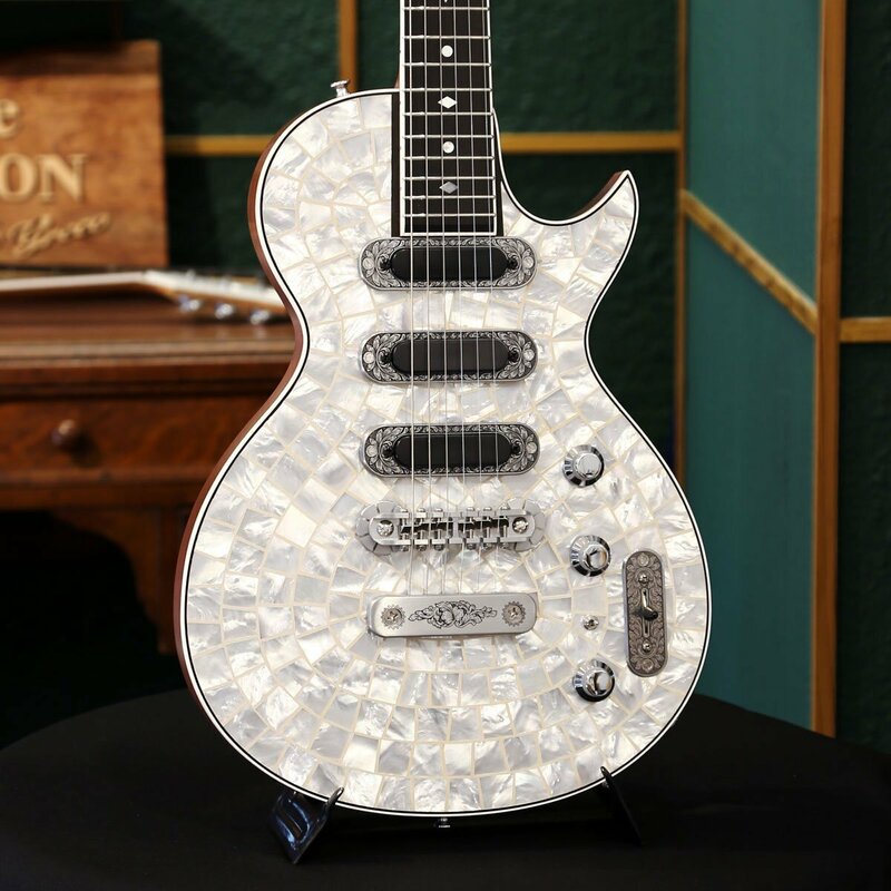 送料無料 新品 Zemaitis ゼマイティス エレキギター THE PORTRAIT Pearl Front Ultimate White 3S 国産 日本国内限定発売 検品調整済出荷