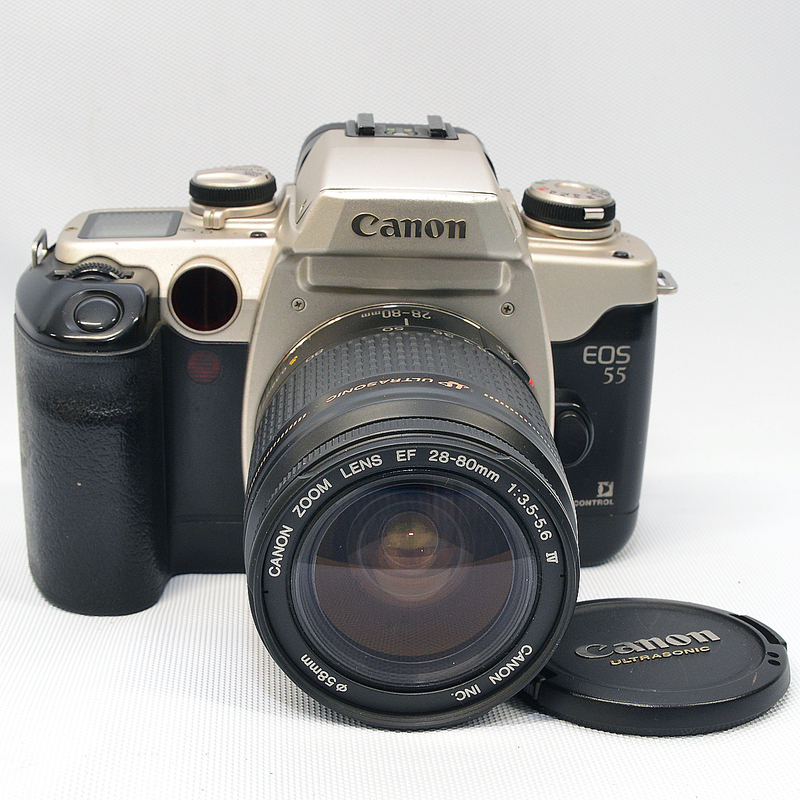 Canon キャノン EOS 55 シルバーボディ 28-80mm F3.5-5.6 Ⅳ 中古品