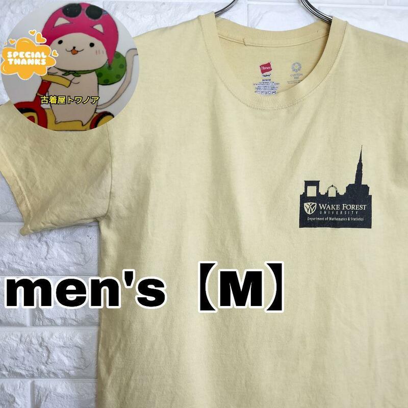 B840【Hanes】半袖Tシャツ【メンズM】