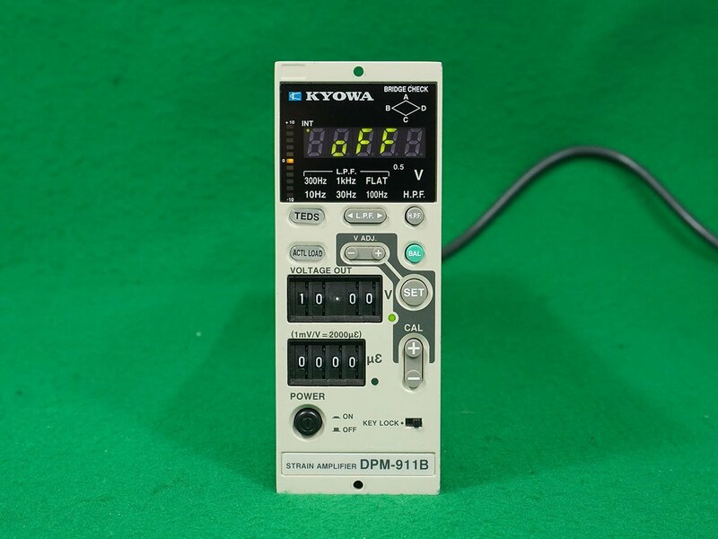 【１円スタート】共和電業　動ひずみ測定器　DPM-911B　STRAIN AMPLIFIER　Kyowa Electronic