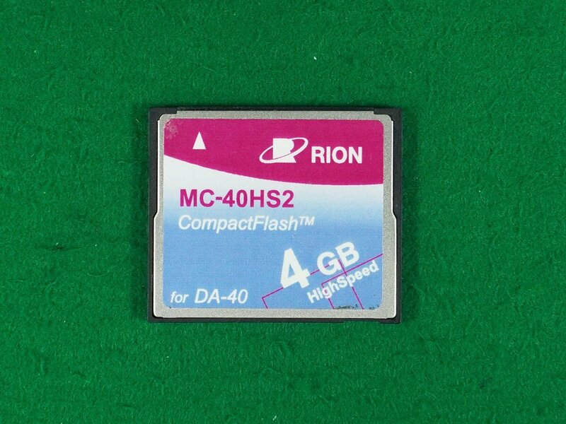 リオン　コンパクトフラッシュカード　4 GB（DA-40用）　MC-40HS2　RION