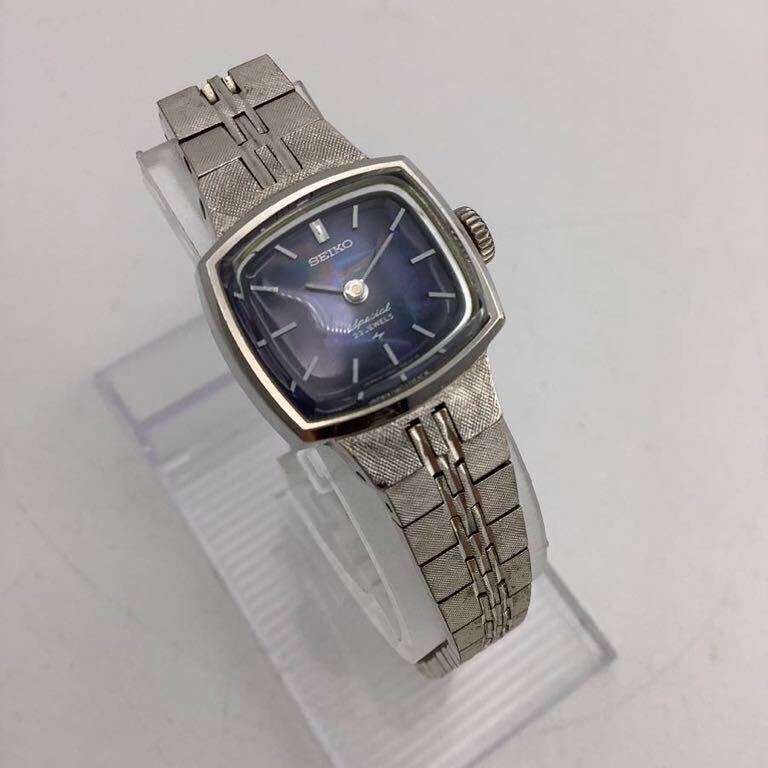 稼動品 セイコー SEIKO 手巻き 腕時計 23石 WGP 411090 1140-3160 レディース腕時計 (k8439)