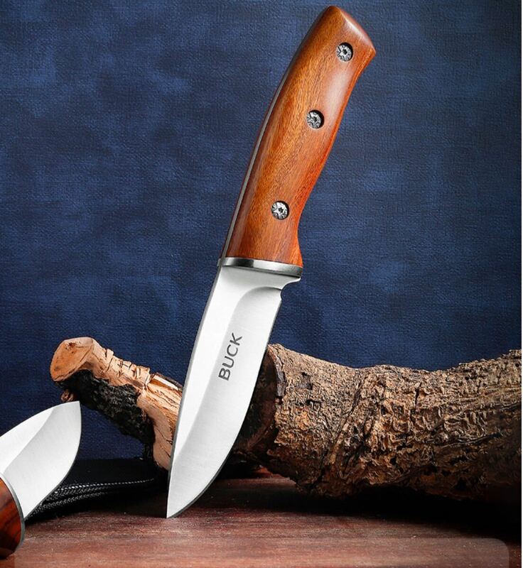 buck シースナイフ アウトドア 高品質 登山ナイフ