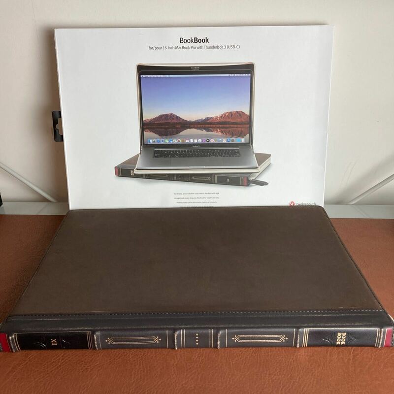 【送料無料】Twelve South BookBook V2 for 16 MacBook | Vintage full-grain leather book |MacBook Pro 16インチ用ブック型ケース