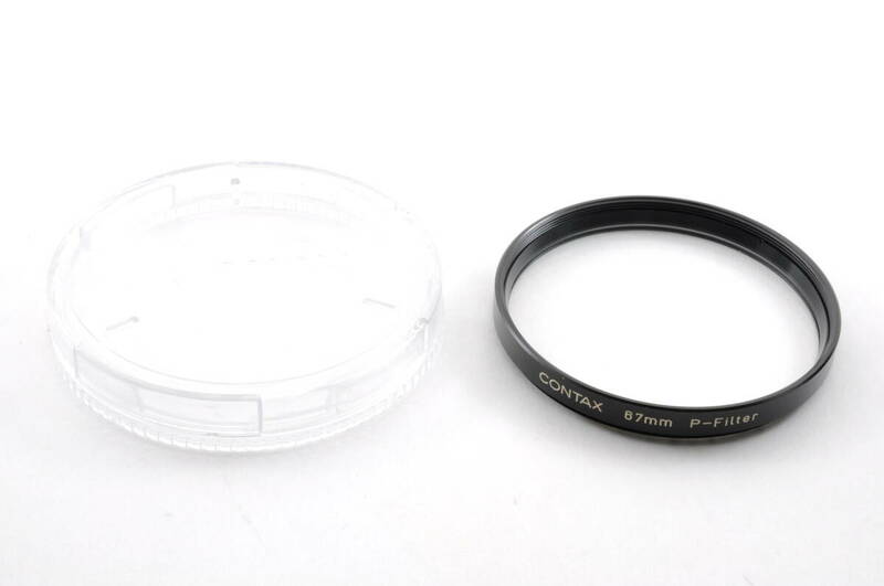 L2951 コンタックス CONTAX 67mm P-Filter レンズフィルター ブラック 黒 箱付 カメラレンズアクセサリー クリックポスト