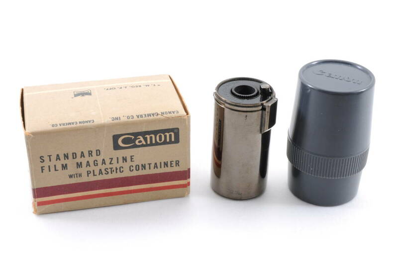 L2957 キャノン Canon STANDARD FILM MAGAZINE プラスチックコンテナー 箱付 フィルムマガジン カメラアクセサリー