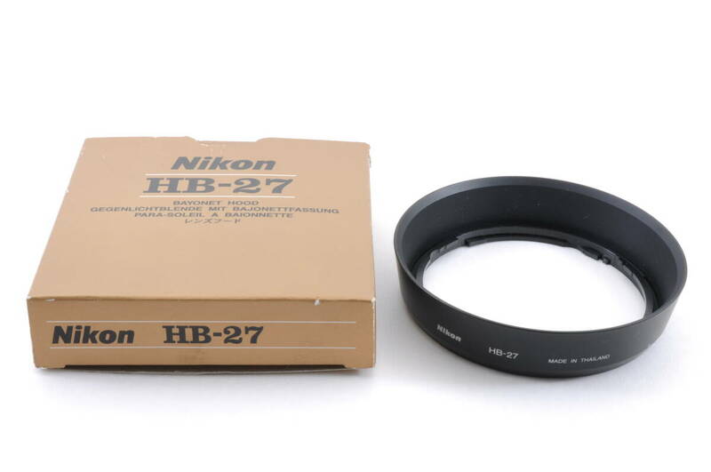 L2965 未使用品 ニコン Nikon HB-27 レンズフード プラスチック製 カメラレンズアクセサリー クリックポスト