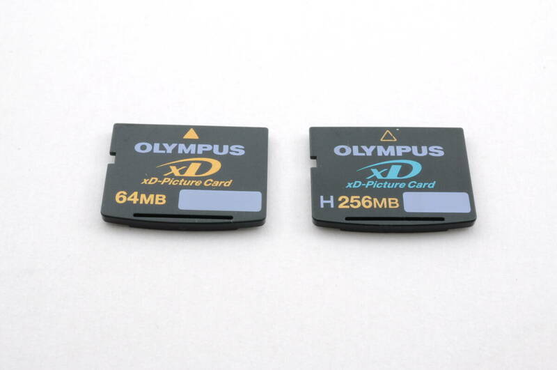 PP034 フォーマット済 XDカード 2点まとめ H 256MB 64MB オリンパス Olympus XD Picture Card メモリーカード クリックポスト
