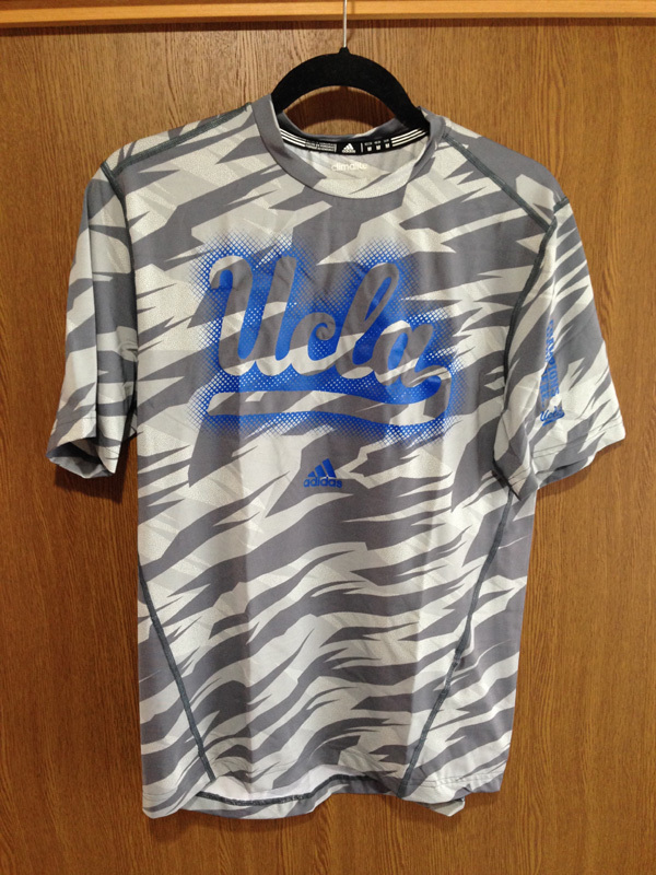 海外限定 ADIDAS NCAA UCLA大学 Tシャツ バスケットボール カモ柄 海外Mサイズ アメリカ直輸入 アディダス USA